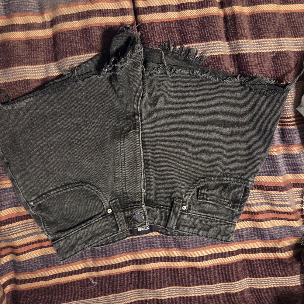 Cotton On Black Women's Denim Overalls